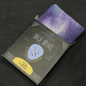 Magic Missile Cold Process Soap bar| Witchy Spell Book Gift| Fantasy Self Care| Handmade Red Soap| Dungeons and Dragons Inspired