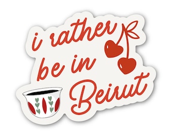 Beirut sticker - scrapbook