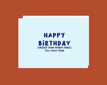 Happy Birthday, Funny Birthday Card