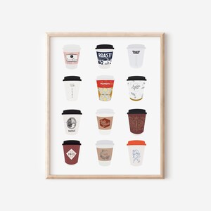 Edmonton Coffee Shop Print | Alberta Print | Edmonton Cafes | YEG Print | Edmonton Print