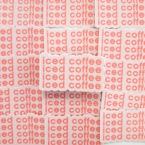 Café glacé Sticker