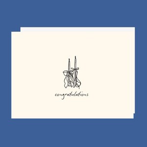 Carte de félicitations, carte de mariage