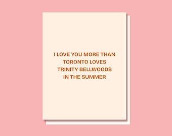 Toronto Bellwoods Card
