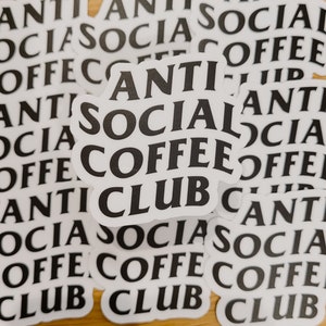 Café Autocollant