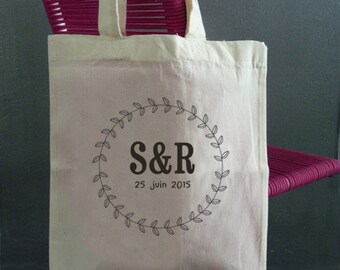 katoenen tas natuurlijke huwelijk