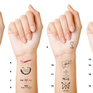 lot 15 Tatouages temporaire mariage image 1