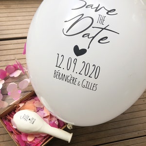 100 balloons save the date image 2