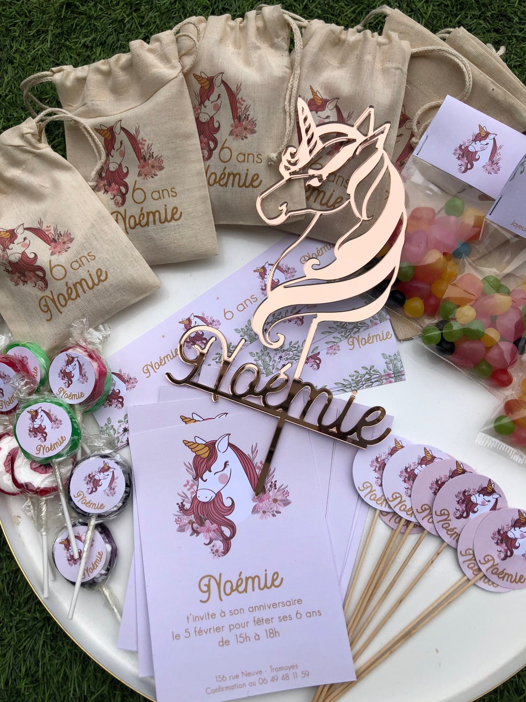 Kit Anniversaire Licorne Etsy France