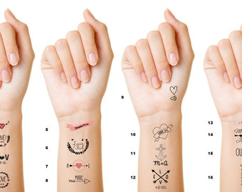 Tatouage De Mariage Etsy