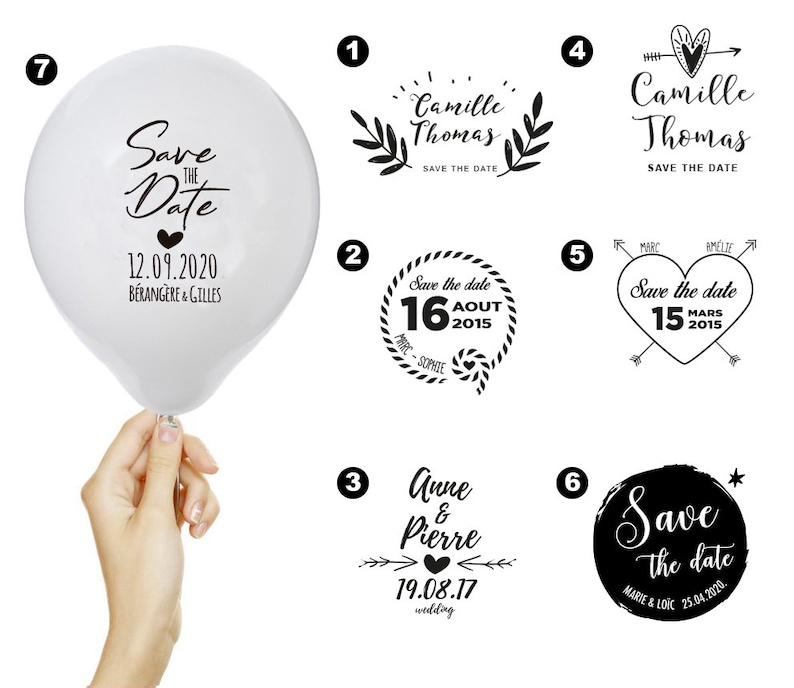 100 balloons save the date image 4