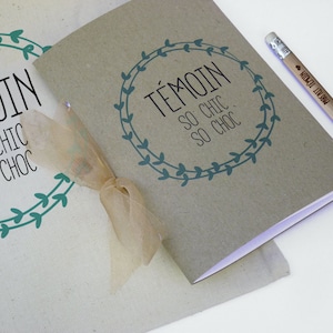 notebook kit e penna "testimone così chic, così shock"
