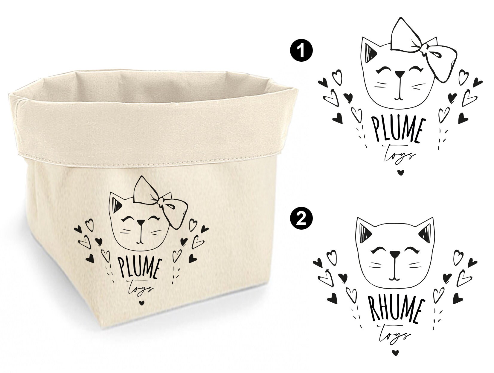 small cat toy basket