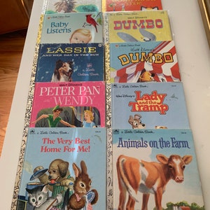 1970&#39;s a Little Golden Book; Vintage Children&#39;s Books; Collectible Books; 1970&#39;s kids books; Huge Selection of a Little Golden Books