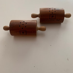 Miniature Vintage Wood Bowling Pins; High Games; 1970&#39;s; Bowling League Trophies