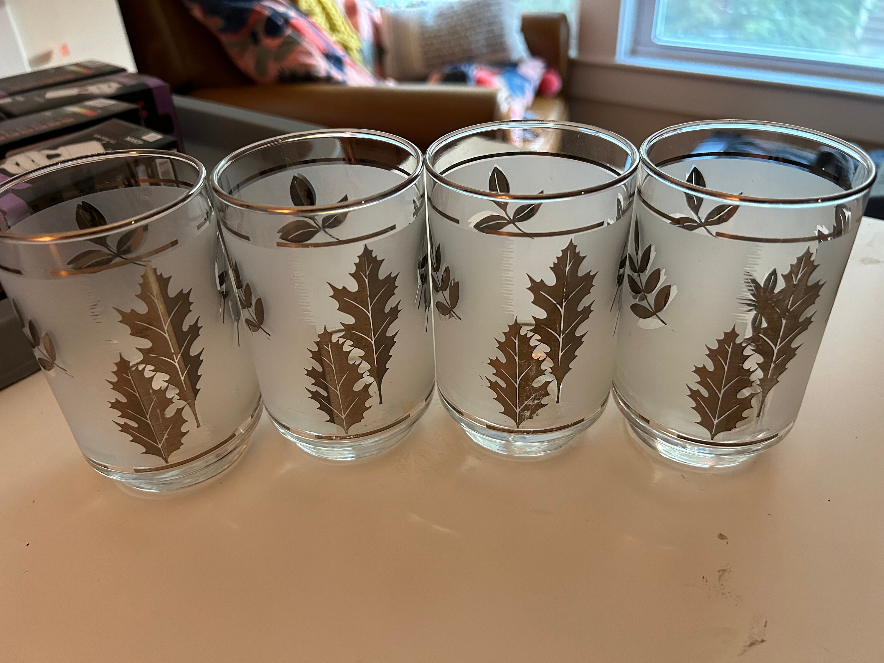 Libbey Silver Leaf Glassesnull