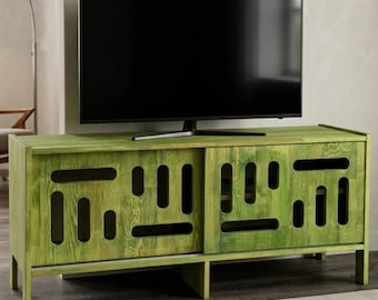 High-quality solid wood TV stand