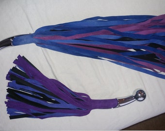 Suede and Chrome Flogger