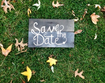 Save the Date Reclaimed Wood Sign