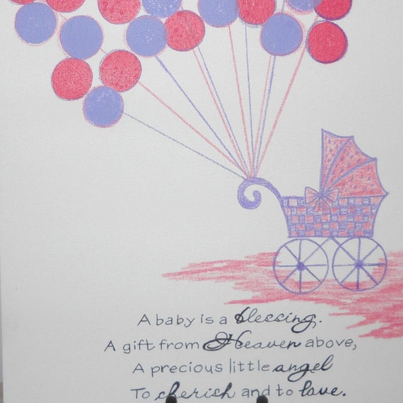 Items similar to Baby shower , Adoption Party, Guest Canvas