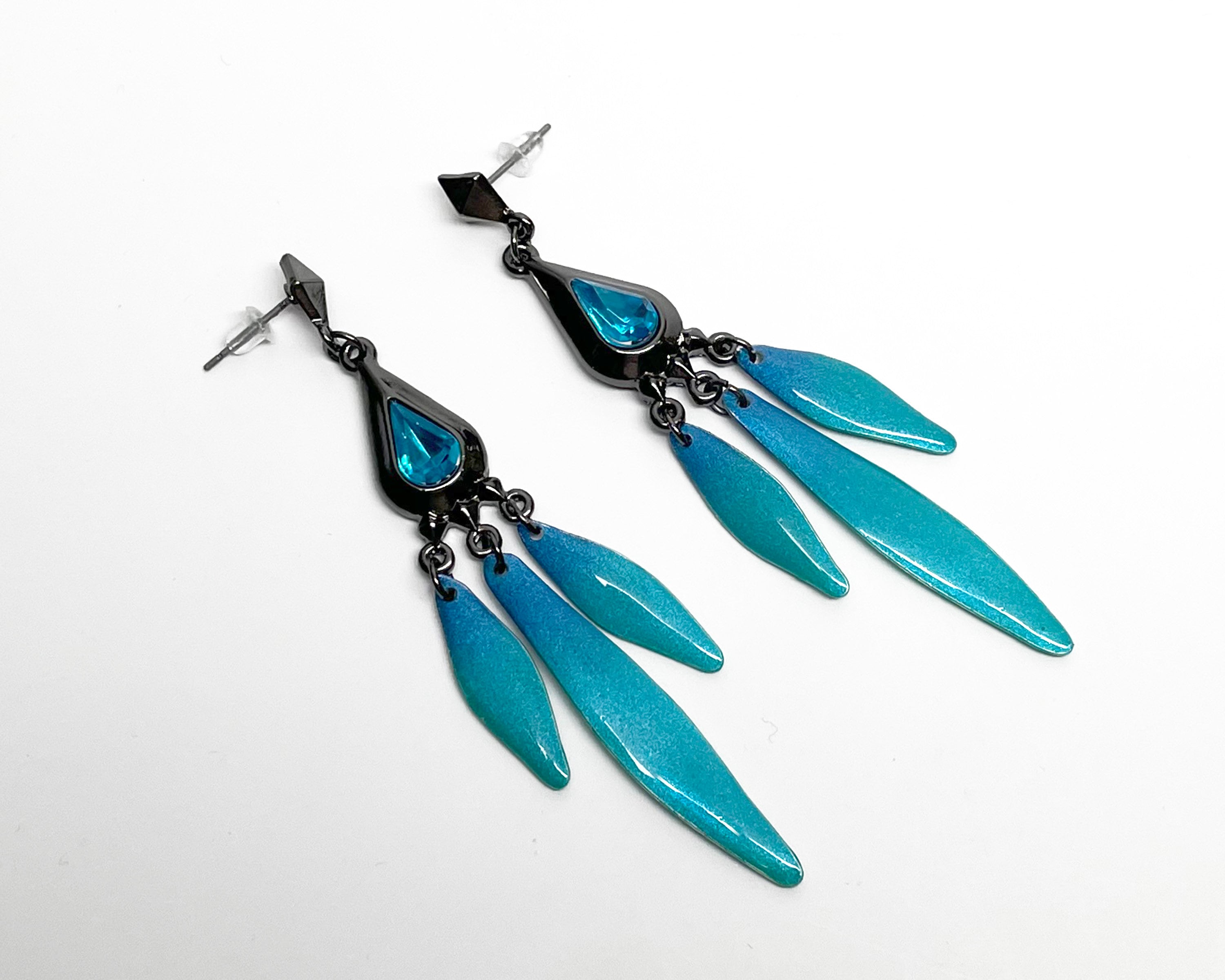 アクセサリー eris Dangle Earrings Honkai: Star Rail Aventurine Unisex Pushback