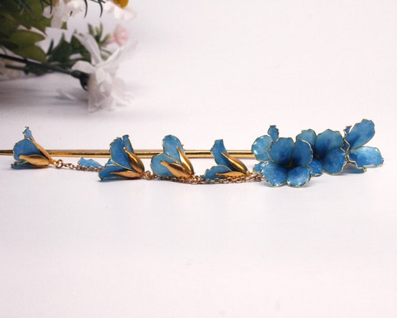 ENGBROX ● wish angora hairpin Hairpin Hair Stick Dangle Resin Japanese Tsumami Kanzashi