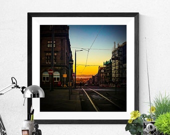 St Andrews Tramlines Photographic Print