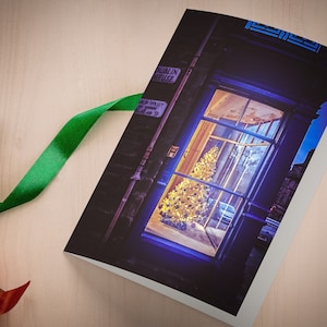 Noël sur Dublin Muse A5 Carte de Noël photographique