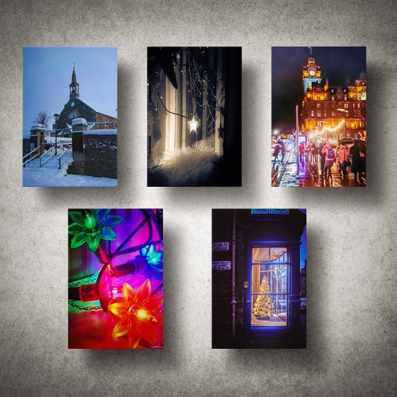Eastend Sparkles A5 Photographic Christmas Card