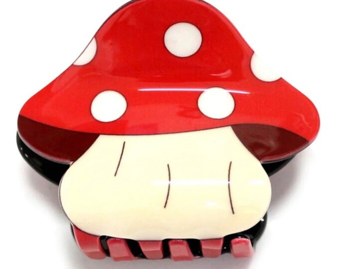 Magic Mushroom Hair Claw Hair Clip 90s Hair Accessories Etsy