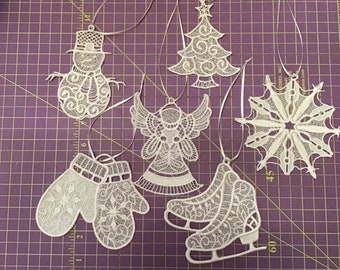 Lace Ornaments