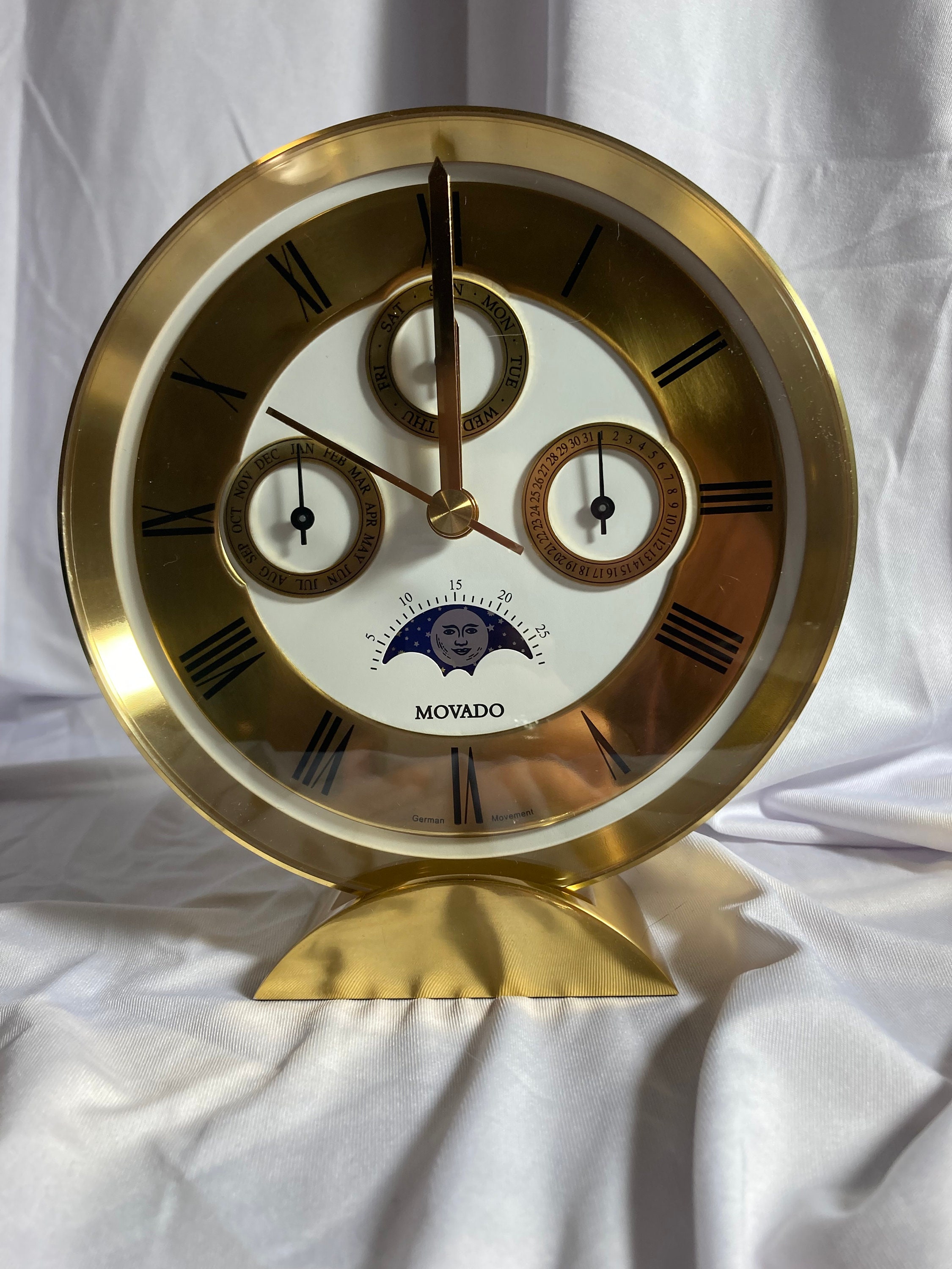 movado wall clock