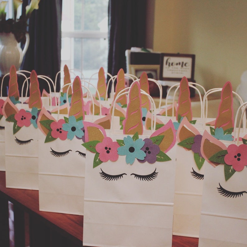 Unicorn Goodie Bags Unicorn Treat Bags Unicorn Goody Bah Etsy