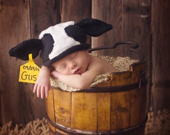 Newborn Cow Hat