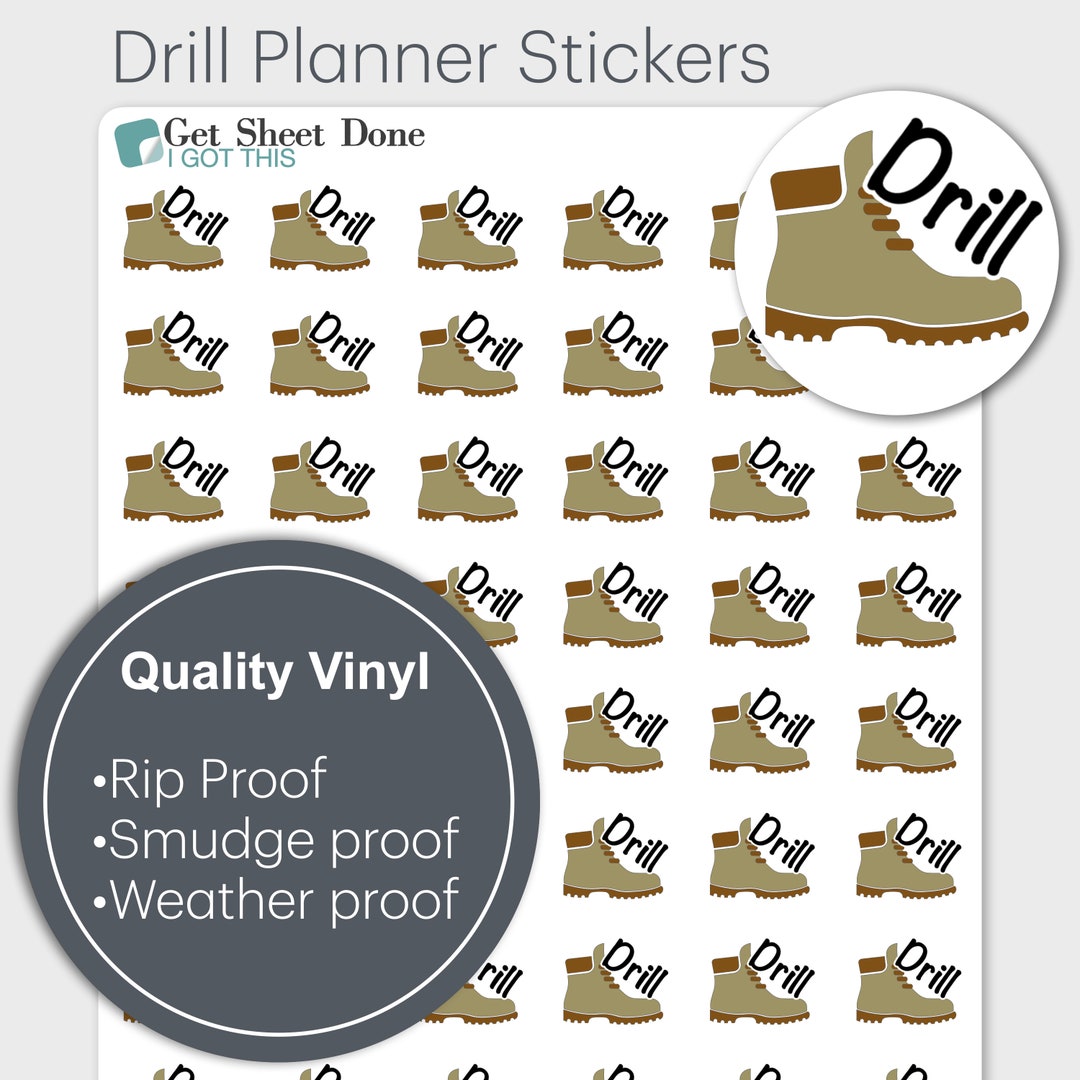 Drill Weekend Stickers / Military Unit Training Assemblies Army Navy ...