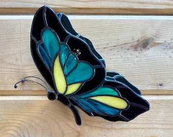 蝶その1：ステンドグラス風の窓飾り - Etsy 日本