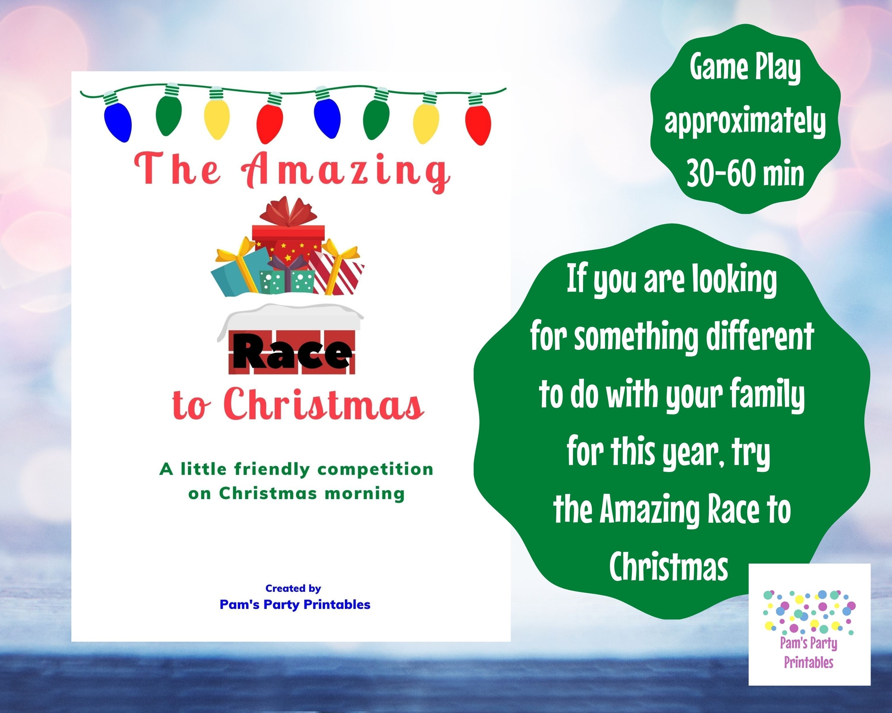 The Amazing Christmas Race to the Gift. A Unique Way to Exchange Christmas  Gifts That is Part Relay Race, Part Escape Room Game. - Etsy, image size:3000x2400