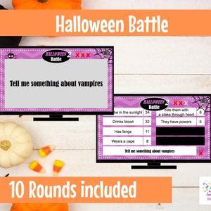 Halloween Game Bundle. Virtual or Large Screen Game, Zoom Game, PowerPoint Game, Halloween Party Game, Family Friendly, Game Show, Trivia image 5