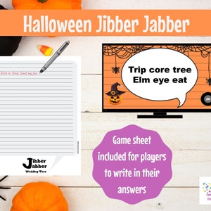 Halloween Game Bundle. Virtual or Large Screen Game, Zoom Game, PowerPoint Game, Halloween Party Game, Family Friendly, Game Show, Trivia image 3