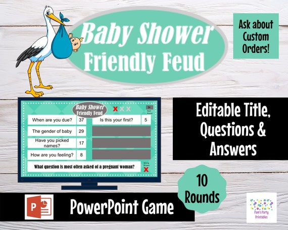 Animal Baby Match Baby Shower Game 20 Sheets Players UK Version Boy Girl Neutral