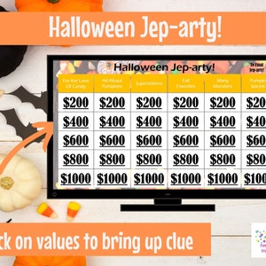 Halloween Game Bundle. Virtual or Large Screen Game, Zoom Game, PowerPoint Game, Halloween Party Game, Family Friendly, Game Show, Trivia image 6