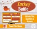 Turkey Battle Game 1, Editable PowerPoint, Thanksgiving Party Game, Game for adults, teens or kids, Friendsgiving, Virtual Zoom Game Show 
