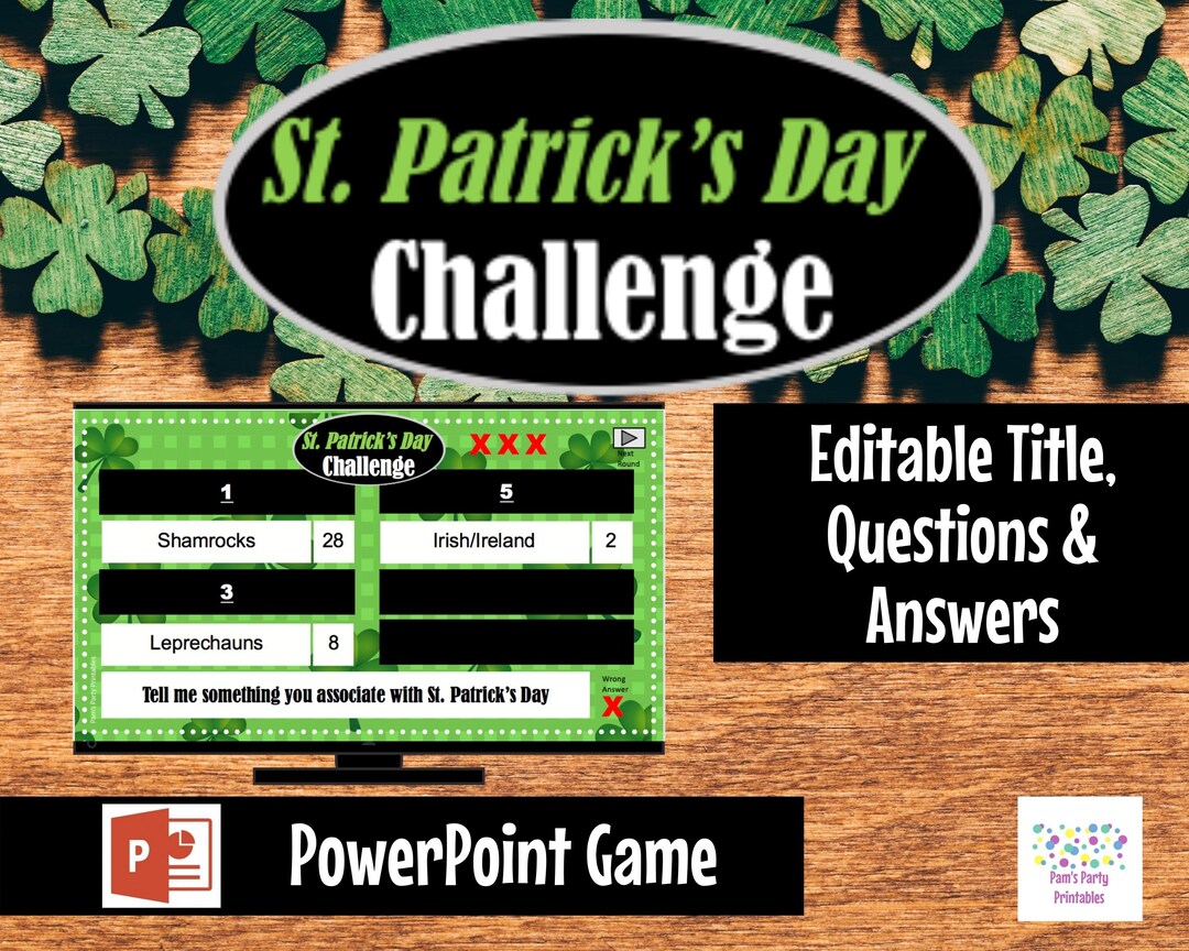 clever name for st patricks day challenge game