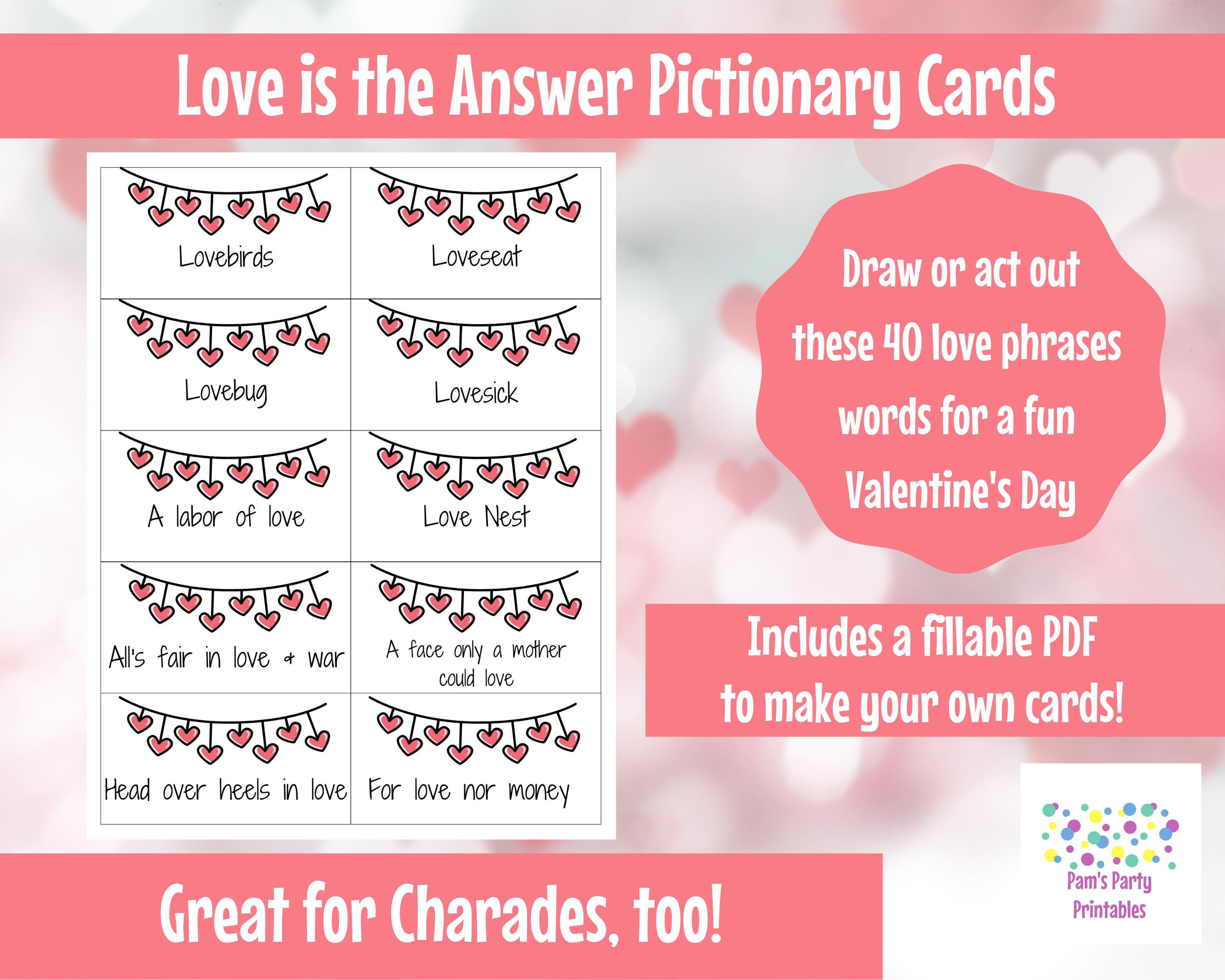 Love Pictionary Game - From The Dating Divas