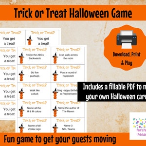 Halloween Printable Game Bundle 10 Games Taboo, Pictionary, Scavenger Hunt, Jep-arty, Scattergories, Halloween Challenge, Word Search, image 2