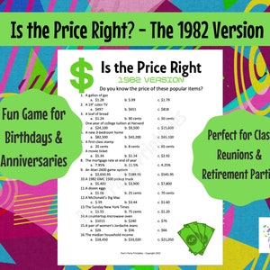 1982 Is This Price Right Game: 40th Birthday, Reunion (Digital Download)