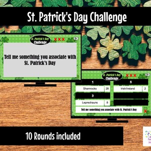 clever name for st patricks day challenge game