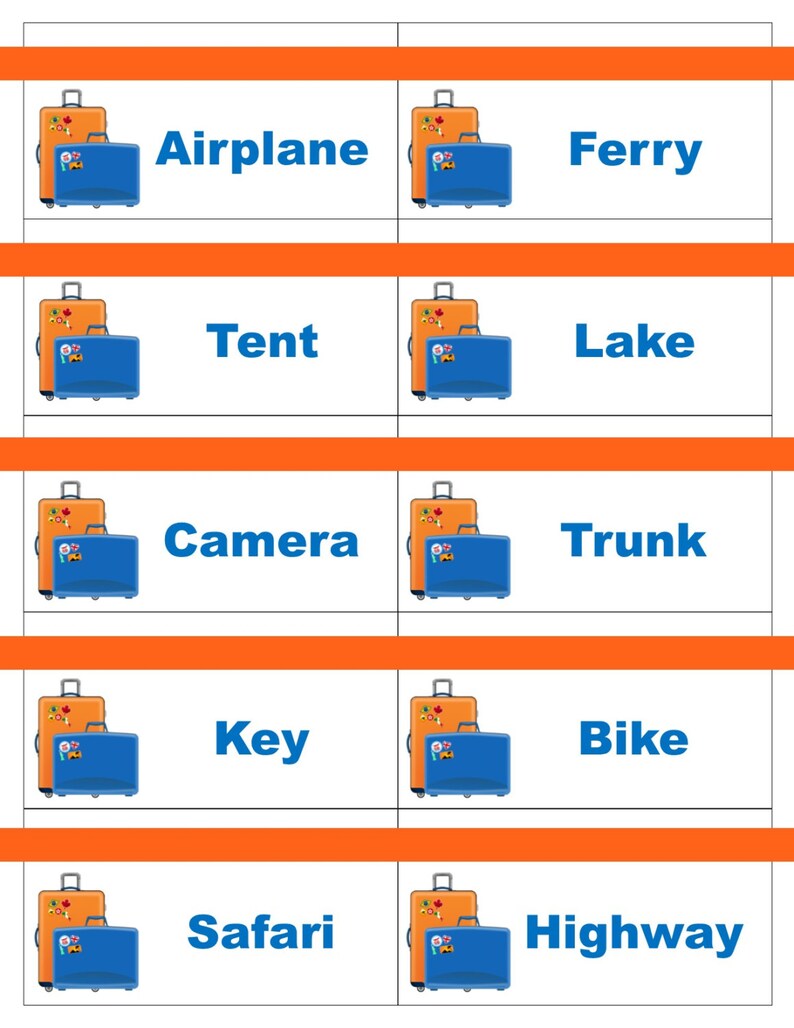 Printable Push/Street Holiday vacation Activity Playing cards for Pictionary or Charades, Hangman or 20 Concerns Prompt Obtain graphic about Printable Pictionary Cards named Printable Generate/Highway Holiday Match Playing cards for Pictionary or Charades, Hangman or 20 Queries Instantaneous Obtain