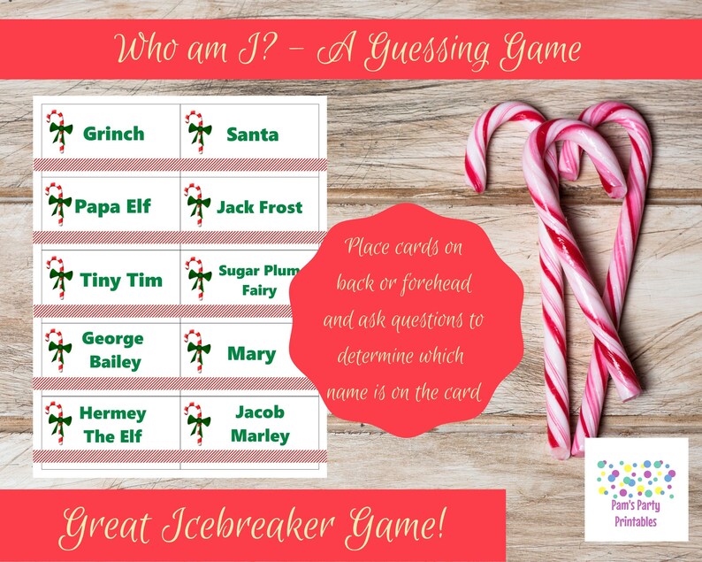 Who Am I? - Printable Video game - Hedbanz - Headbands - Xmas Loved ones Activity - Clroom Bash Activity - Quick Obtain photo regarding Hedbanz Cards Printable identify Who Am I? - Printable Activity - Hedbanz - Headbands - Xmas Relatives Recreation - Clroom Social gathering Match - Instantaneous Down load