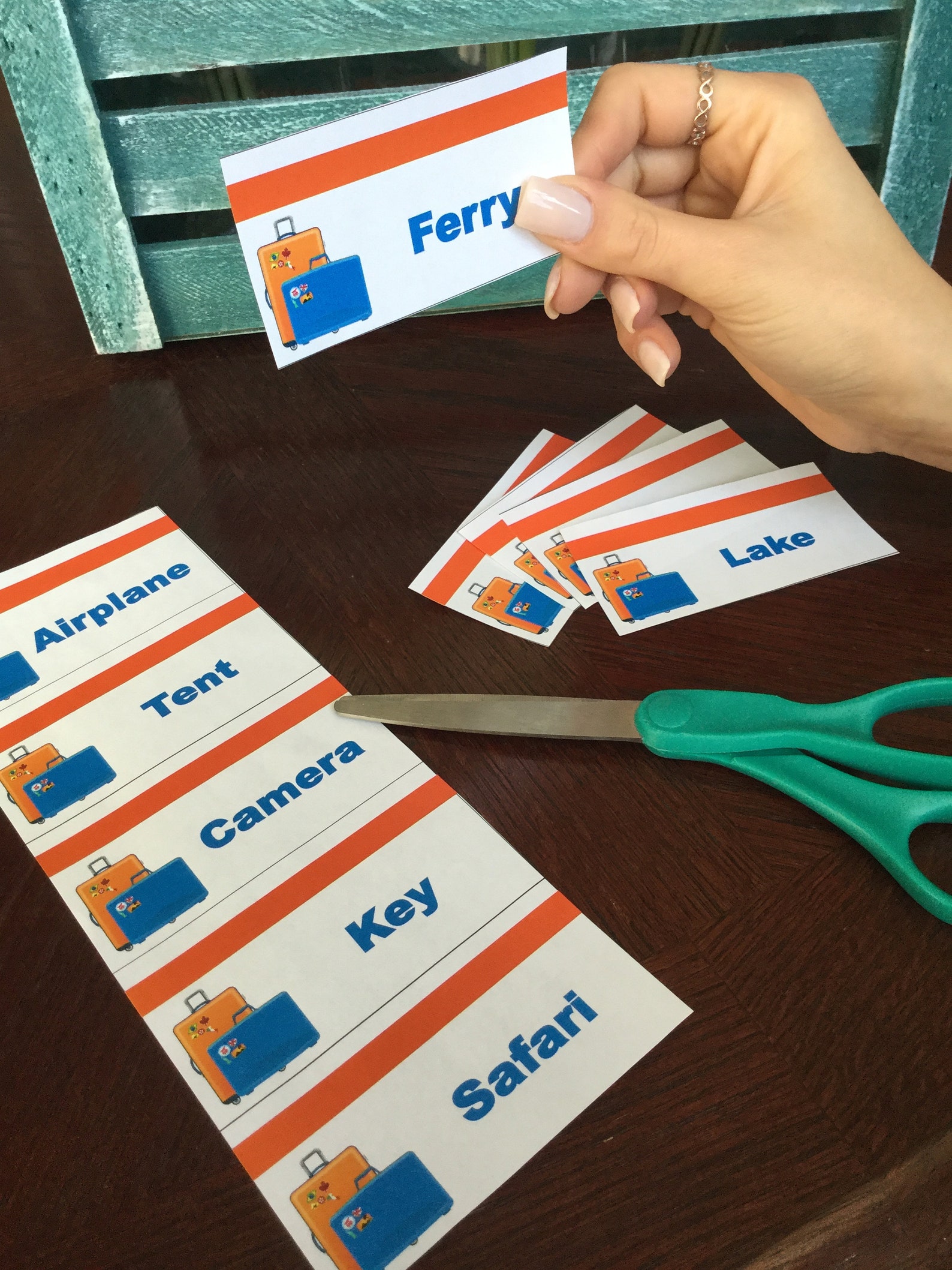 Printable Travel/road Trip Game Cards for Pictionary or Etsy