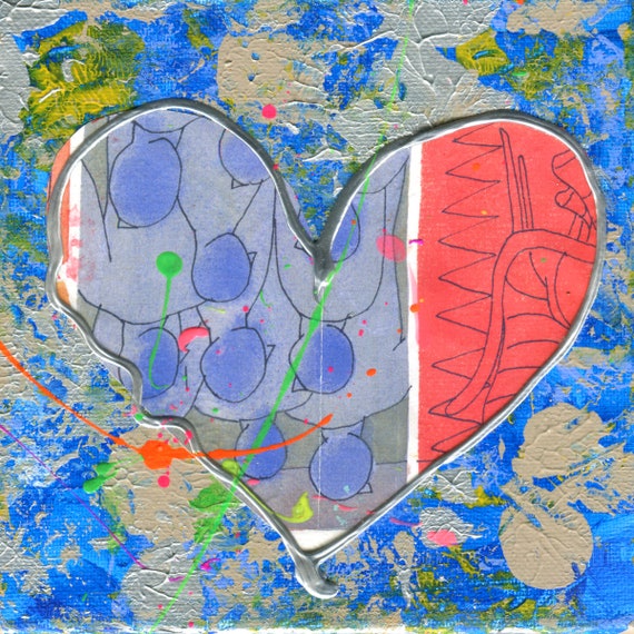449 heart painting heart painting on canvas small acrylic etsy